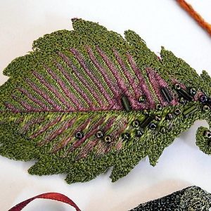 Using Dissolvable Fabrics to Create Delicate Machine Embroidery