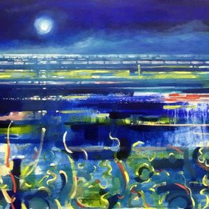 Abstract Landscapes in Acrylics