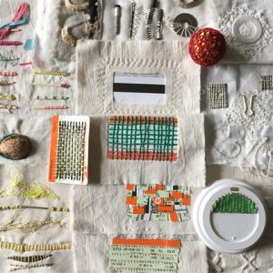 Experimental Stitch with Found Objects