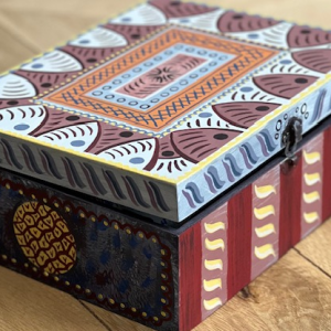 Charleston-Inspired Painted Treasure Boxes