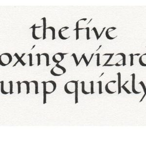 Beginners Calligraphy - Mastering Minuscule