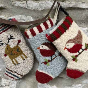 Yarn Hooking - Festive Stockings