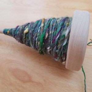Spinning on a Drop Spindle