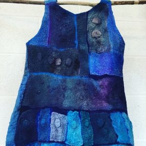 Wearable Felt - Seamless Nuno Tunic in Silk + Merino
