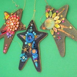 Mosaics - Shimmering Festive Stars in Micro Mosaic