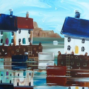 Harbour Themes in Acrylic - Towards Abstraction