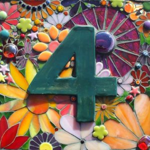 Mosaics - Design + Create a Unique House or Door Sign (3 day series)