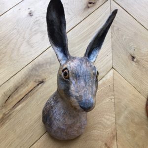 A Wall Mounted Animal Head in Papier Mâché (2 non-consecutive days)