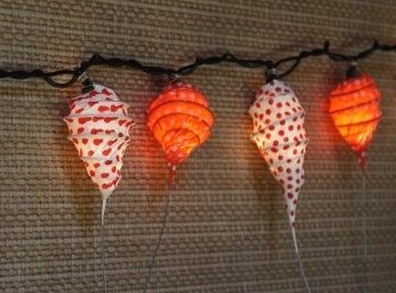 Festive Fairy Lights in Wire + Paper