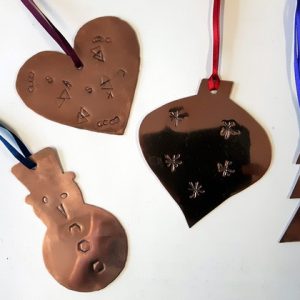 Xmas Copper decorations