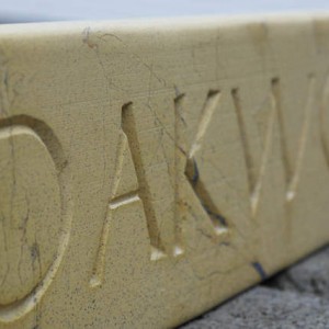 Letter Carving in Stone