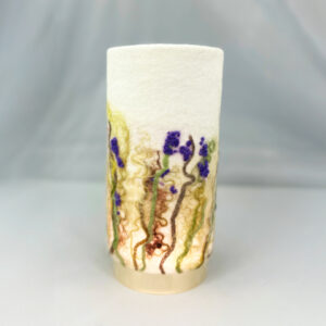 Wet Felted Tealight Shade