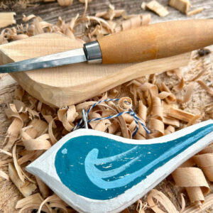 Wooden Bird Christmas Tree Decorations