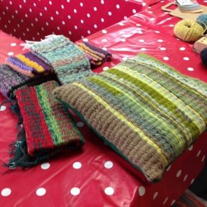 Peg Loom Weaving - Woven Cushion Cover Top - Moved from 2020