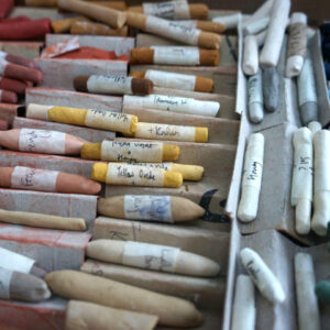 Pastels and Crayons from Plant and Earth Pigments