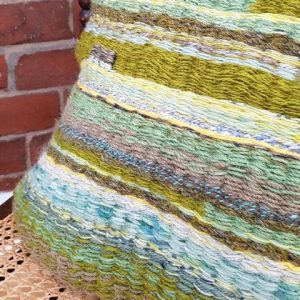 Peg Loom Weaving - Woven Cushion Cover Top