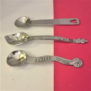 Pewtersmithing - Sugar Spoons Using Sheet Metal