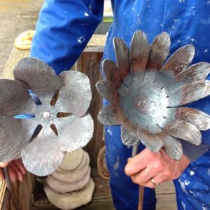 Blacksmithing - Sculptural Flowers for the Garden