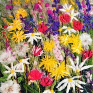 Wet Felted Pictures - Painting with Fibres