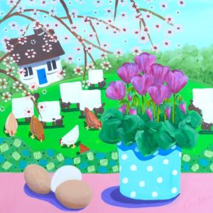 Painting with Acrylics - Spring Still Life