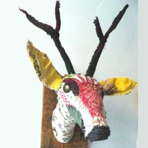 Textile Taxidermy - Textile Animal Heads
