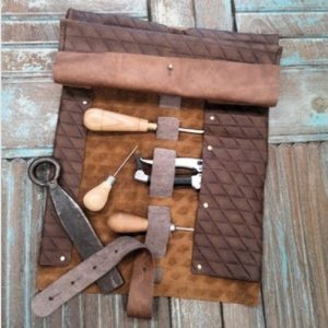 Handmade Leather Tool Roll