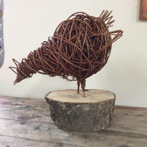 Willow Sculpture - Chickens + Other Birds