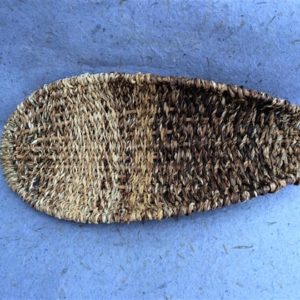 African-Style Frame Basket in Plant Fibres