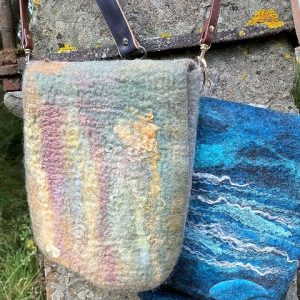 Feltmaking - Crossbody Bag with Leather or Webbing Straps