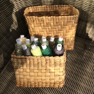 Rush Basket Weaving