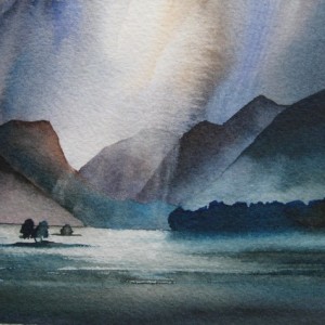 Dramatic Watercolour Skies