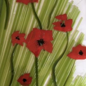 Flowers in Fused Glass - Plaques + Light-Catchers