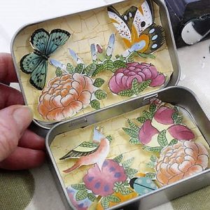 Miniature Treasures - Paper Garden in a Tin