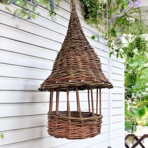 Hanging Willow Pergola-Style Bird Table