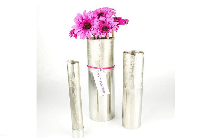 pewter-vases