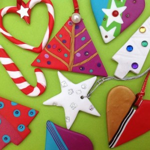 Bright + Festive Designs in Polymer Clay