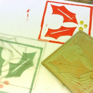 Printmaking for Christmas