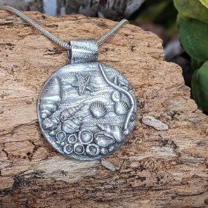 Silverclay Jewellery - Seaside Themed Pendant