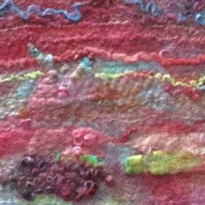 Creating Surface Texture in Felt