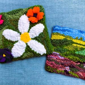 Make a Rag Rug Table Mat